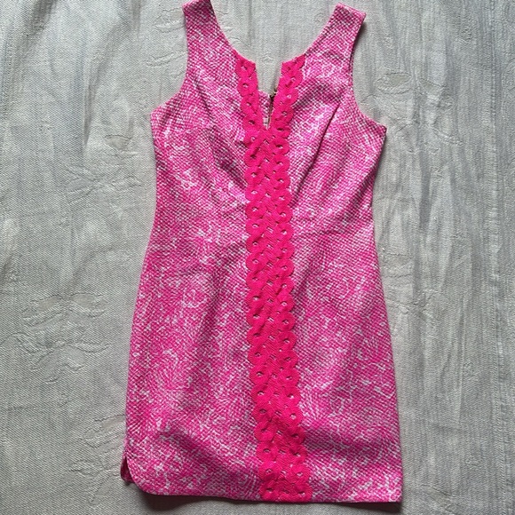 Lilly Pulitzer See Ya Later Shift Dress Sz 6 - Picture 2 of 12